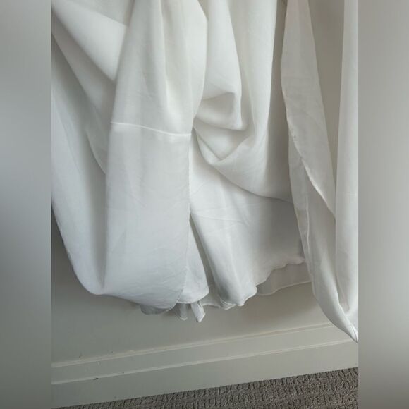 Lulu’s Love and Be Loved Ivory Strapless Maxi Dress Sz M - Picture 16 of 16